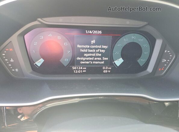 WA1DECF34P1115205 2023 AUDI Q3 White Vista del cuadro de instrumentos