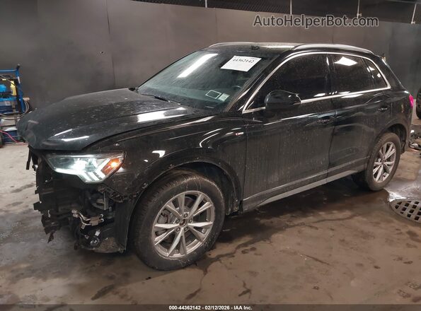 WA1DECF36P1143104 2023 AUDI Q3 Black Передня ліва чверть