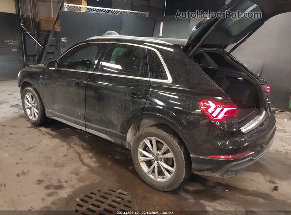 WA1DECF36P1143104 2023 AUDI Q3 Black Задня ліва чверть
