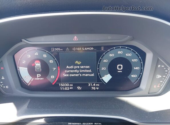 WA1DECF39R1130463 2024 AUDI Q3 Black Vista de los asientos traseros