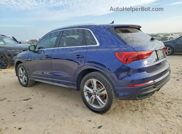 WA1DECF39R1152317 2024 AUDI Q3 Blue Հետևի ձախ