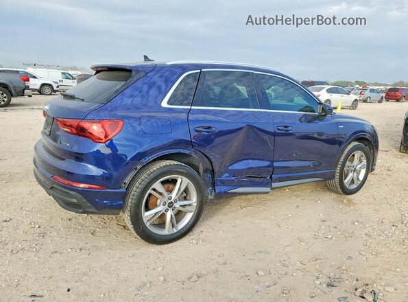 WA1DECF39R1152317 2024 AUDI Q3 Blue Հետևի աջ