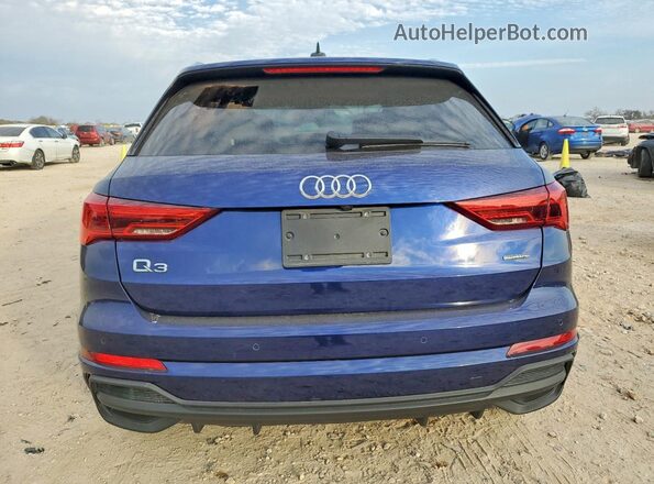 WA1DECF39R1152317 2024 AUDI Q3 Blue Հետևի տեսք