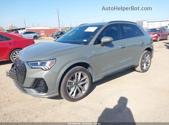 WA1DECF39S1036735 2025 AUDI Q3 Black Առջևի ձախ երեք քառորդ տեսարան
