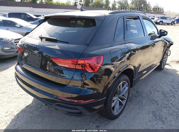 WA1DECF39S1040686 2025 AUDI Q3 Black უკანა მარჯვენა