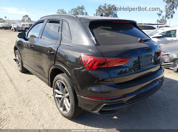 WA1DECF39S1040686 2025 AUDI Q3 Black უკანა მარცხენა