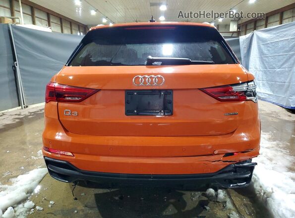 WA1DECF3XP1123728 2023 AUDI Q3 Orange უკანა ხედი