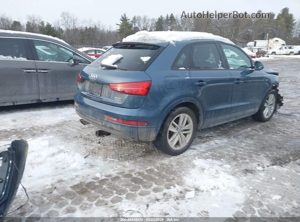 WA1ECCFS2JR020927 2018 AUDI Q3 Blue Задня права чверть