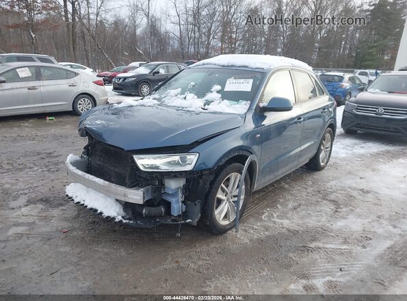 WA1ECCFS2JR020927 2018 AUDI Q3 Blue Передня ліва чверть