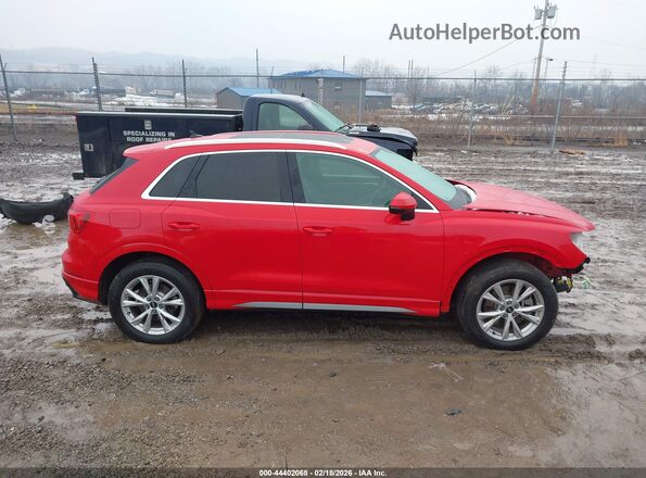 WA1EECF31M1117235 2021 AUDI Q3 Red Vista interior de 360 grados