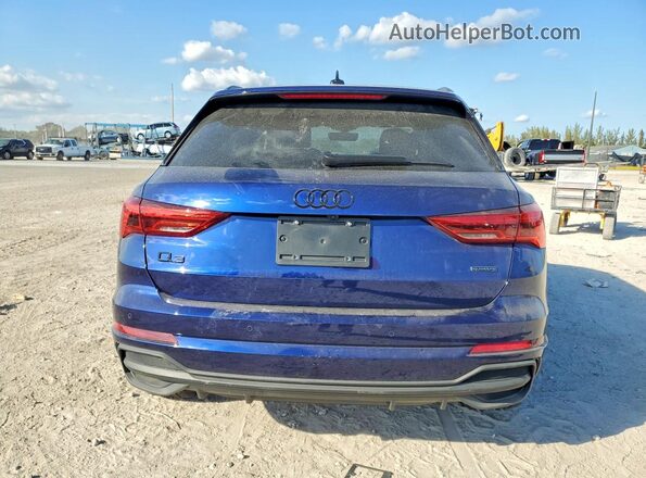 WA1EECF32S1079558 2025 AUDI Q3 Blue Widok z tyłu