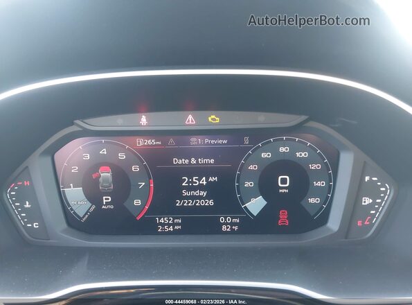 WA1EECF34S1078704 2025 AUDI Q3 Серый Вид задних сидений