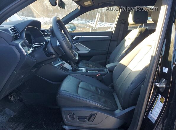 WA1EECF38R1078473 2024 AUDI Q3 Black წინა სალონის ხედი