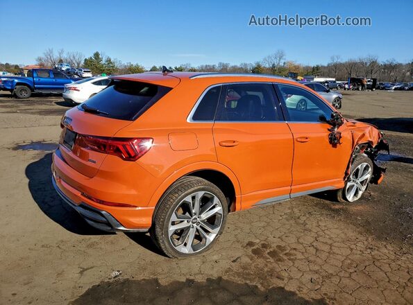 WA1EECF39K1087768 2019 AUDI Q3 Оранжевый Задняя правая четверть