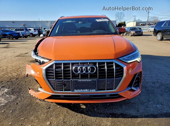 WA1EECF39K1087768 2019 AUDI Q3 Оранжевый Вид спереди