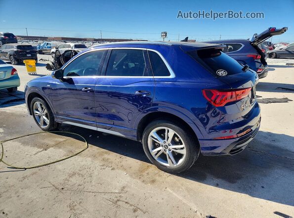 WA1EECF39N1045041 2022 AUDI Q3 Blue Tył lewy