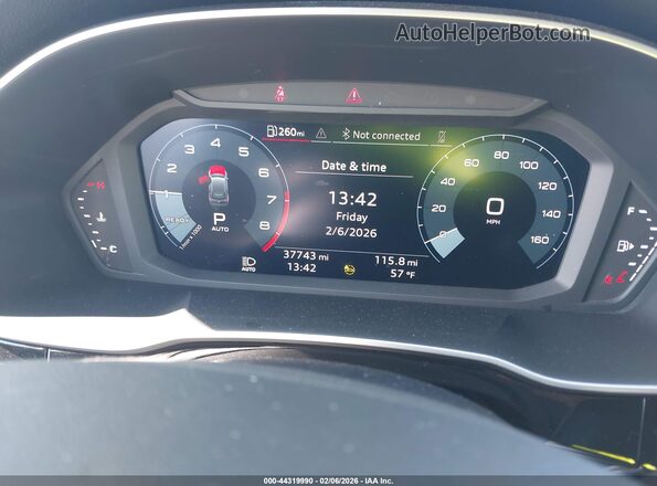 WA1EECF39P1070976 2023 AUDI Q3 Black Вид задніх сидінь