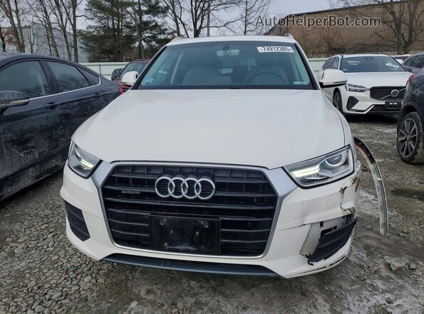 WA1EFCFS4GR014417 2016 AUDI Q3 White Դիմացի տեսք