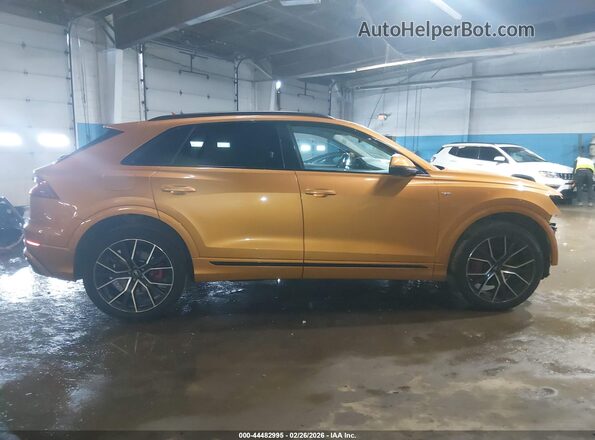 WA1EVAF19MD013402 2021 AUDI Q8 Orange უკანა სალონის ხედი