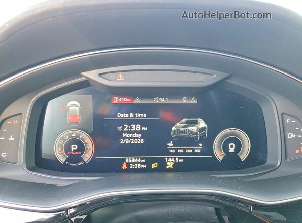 WA1FVAF16LD002053 2020 AUDI Q8 Черный Вид щитка приборов