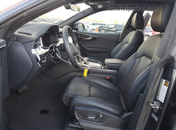 WA1FVBF15ND007544 2022 AUDI Q8 Charcoal Widok wnętrza z przodu