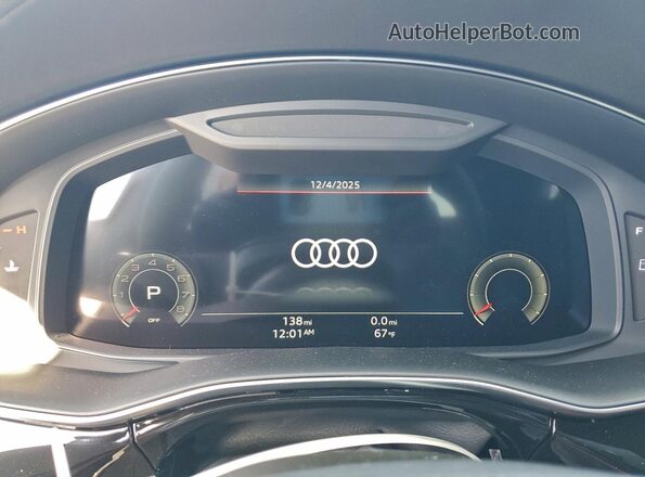 WA1FVBF16TD001006 2026 AUDI Q8 Черный Вид щитка приборов