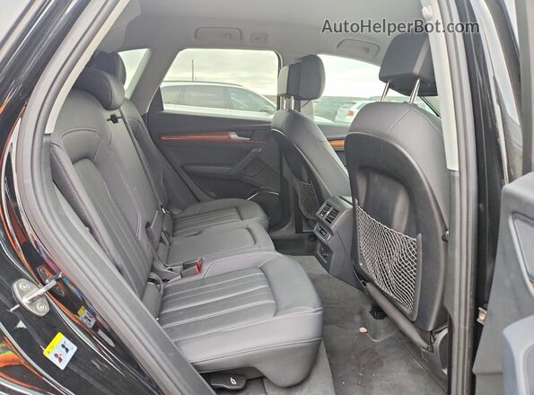 WA1GAAFY2P2071577 2023 AUDI Q5 Black უკანა სავარძლების ხედი