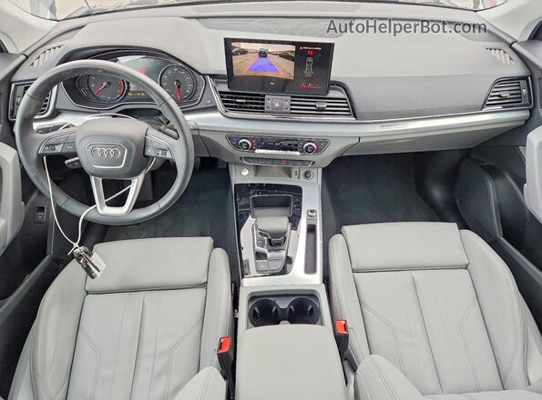 WA1GAAFY4R2137453 2024 AUDI Q5 Black წინა პანელის ხედი