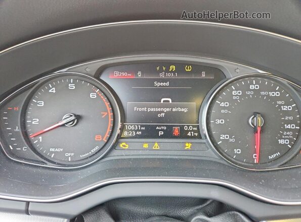 WA1GAAFY4R2137453 2024 AUDI Q5 Black ხელსაწყოთა პანელის ხედი