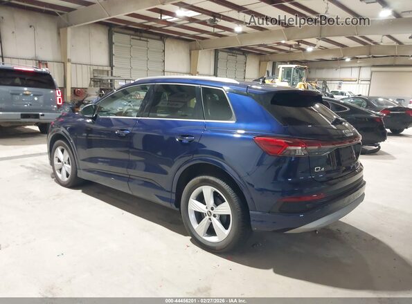 WA1H2BFZ6NP049145 2022 AUDI Q4 Blue Задня ліва чверть