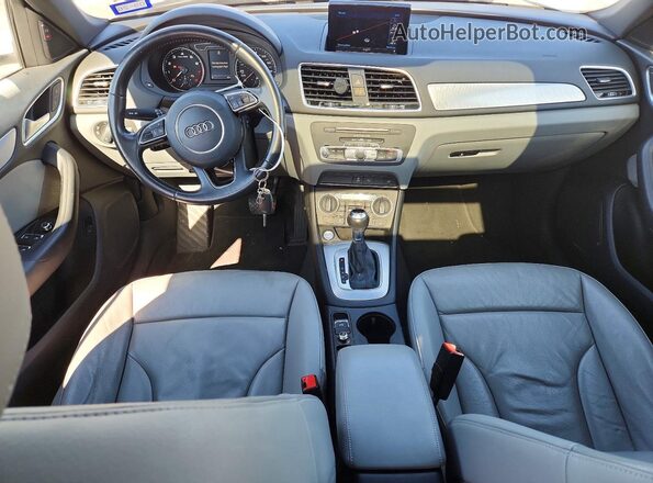 WA1HCCFS3HR013847 2017 AUDI Q3 White წინა პანელის ხედი