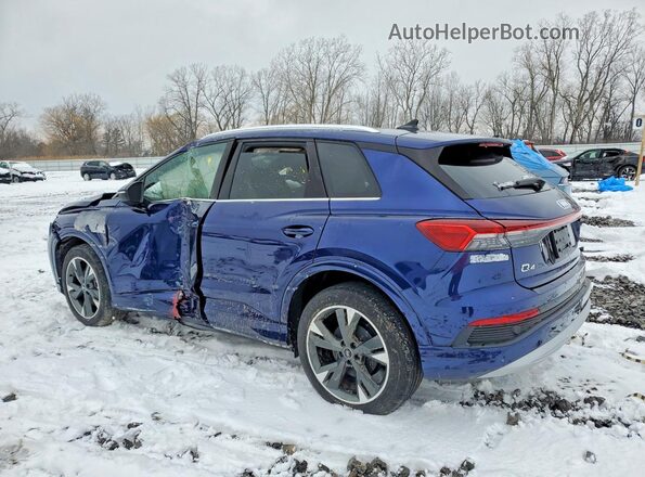 WA1J2BFZ4NP052465 2022 AUDI Q4 Blue Tył lewy