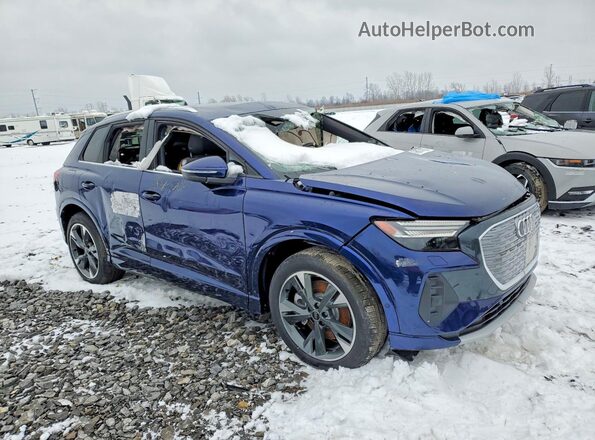 WA1J2BFZ4NP052465 2022 AUDI Q4 Blue Przód prawy
