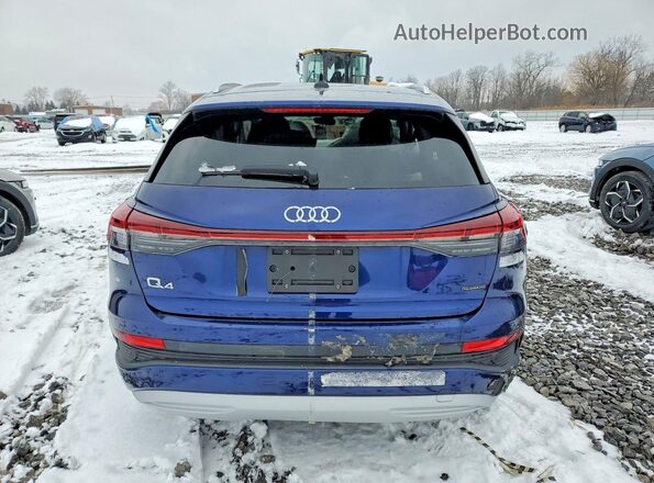 WA1J2BFZ4NP052465 2022 AUDI Q4 Blue Widok z tyłu