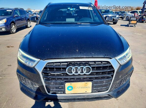 WA1JCCFS2JR027942 2018 AUDI Q3 Black Вид спереду