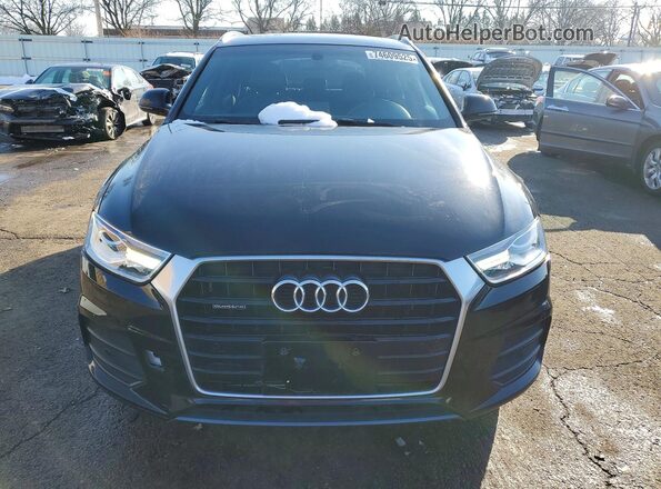 WA1JCCFSXHR008520 2017 AUDI Q3 Black Front view