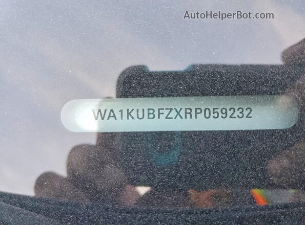 WA1KUBFZXRP059232 2024 AUDI Q4 Gray 