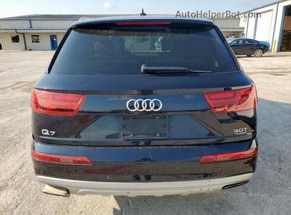 WA1LAAF72HD018759 2017 AUDI Q7 Blue Widok z tyłu