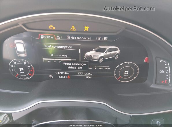 WA1LAAF72HD048716 2017 AUDI Q7 Gray Հետևի նստատեղերի տեսք