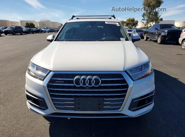 WA1LAAF76KD020134 2019 AUDI Q7 White Вид спереду