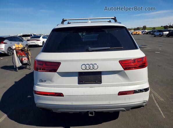 WA1LAAF76KD020134 2019 AUDI Q7 White Вид ззаду
