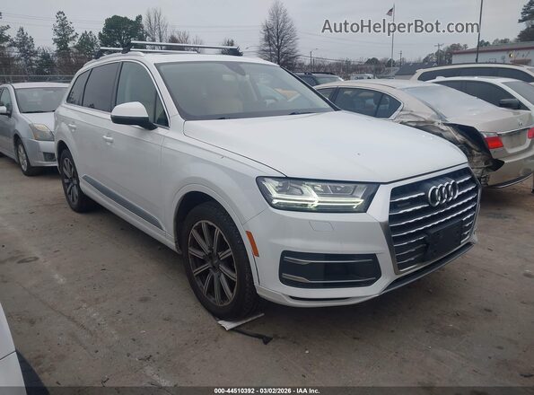 WA1LAAF78HD008835 2017 AUDI Q7 White Rear interior view