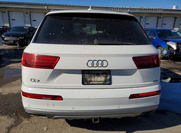 WA1LAAF79KD039700 2019 AUDI Q7 White Widok z tyłu