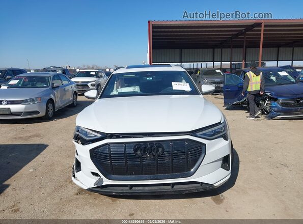 WA1LAAGE3NB011114 2022 AUDI E-TRON White Widok zestawu wskaźników