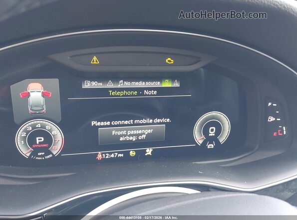 WA1LCBF73PD003671 2023 AUDI Q7 Black უკანა სავარძლების ხედი
