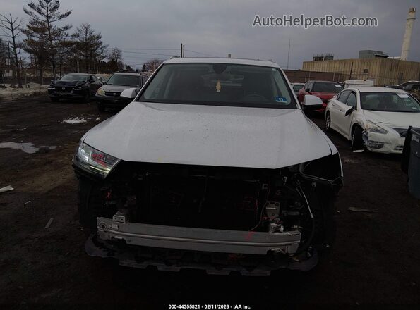 WA1LHAF7XJD031194 2018 AUDI Q7 White Widok zestawu wskaźników