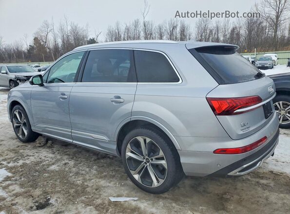 WA1LXAF73MD016463 2021 AUDI Q7 Серебряный Задняя левая четверть