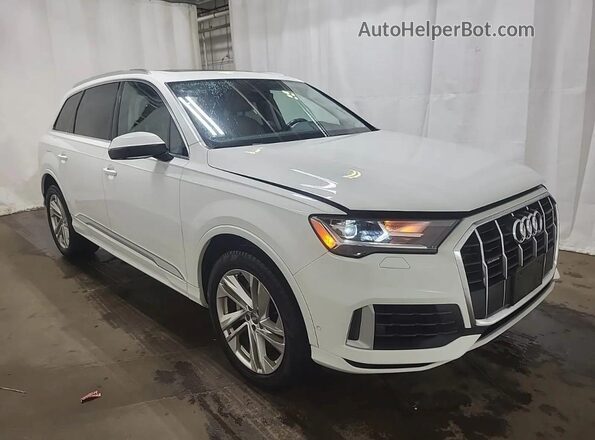 WA1LXAF75LD002823 2020 AUDI Q7 White Հետևի ձախ