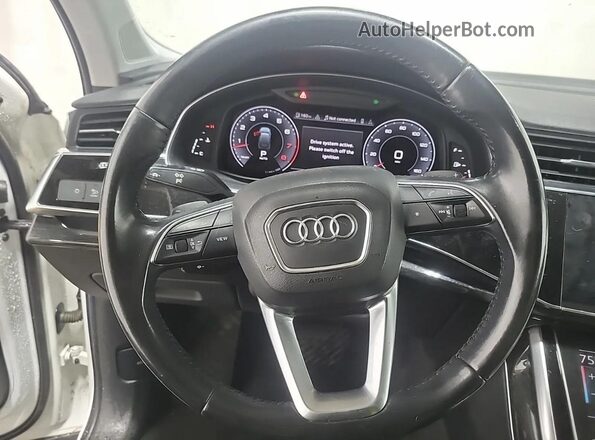 WA1LXAF75LD002823 2020 AUDI Q7 White Առջևի վահանակի տեսք