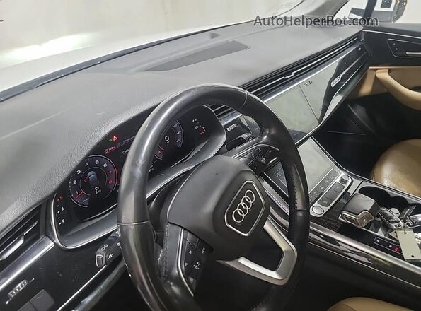 WA1LXAF75LD002823 2020 AUDI Q7 White Սարքավորումների վահանակի տեսք
